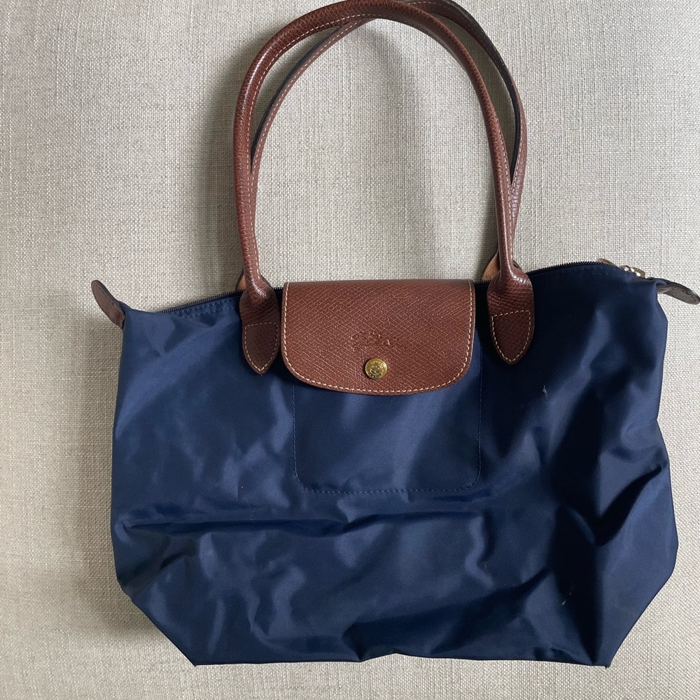 Navy long champ, Le Pliage small